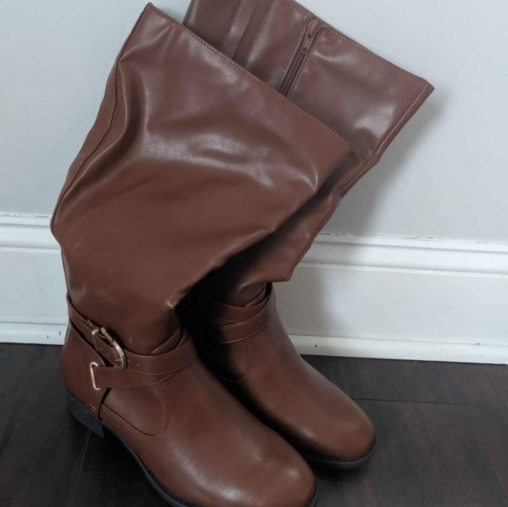 New G.H. Bass & Co. Brown Jordan F16 Riding Boot
